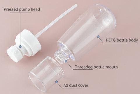 30ml 60ml 80ml 100ml Plastic Upg empty bottle water oil perfume mini fine mist spray bottle