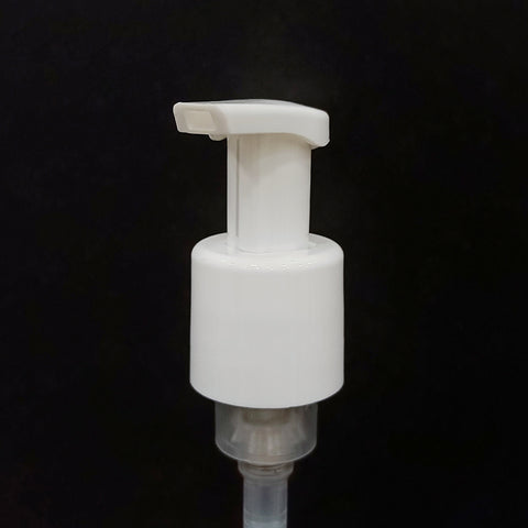28mm White plastic foam pump liquid soap dispenser for hand sanitizer shampoo bottles