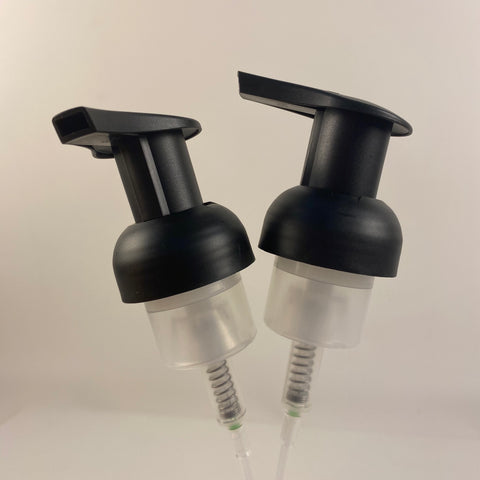 40mm plastic matt black foaming soap dispenser hand foam pump